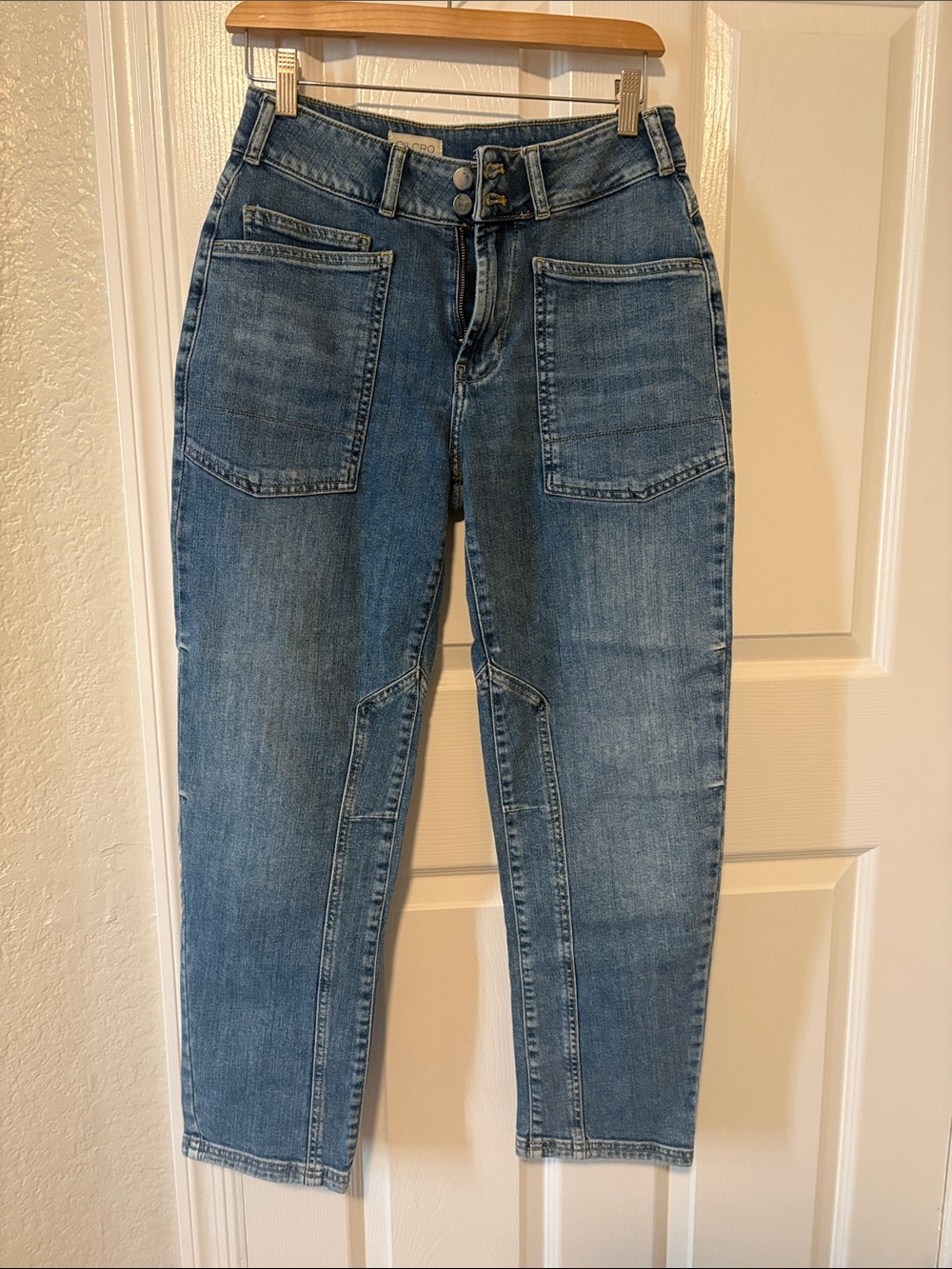 Pilcro Medium Blue Boyfriend Jeans